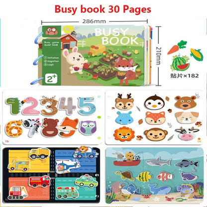 Montessori Learning Book | Early Education Toys for Kids