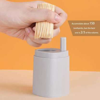 Modern Push-Style Toothpick Holder