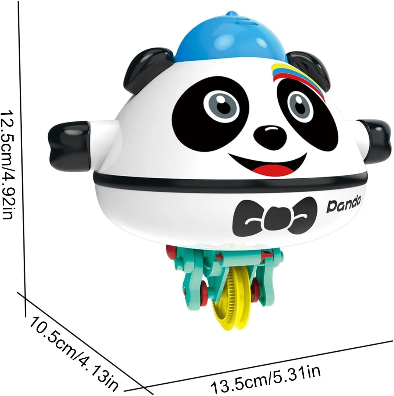 Unicycling Panda Toy