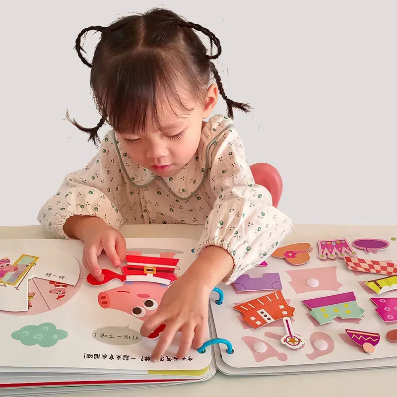 Montessori Learning Book | Early Education Toys for Kids