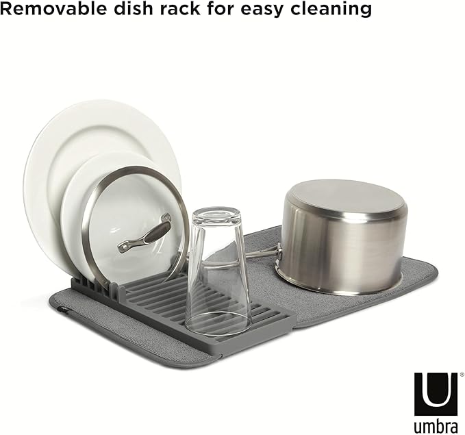 Udry Dish Rack and Microfiber Drying Mat