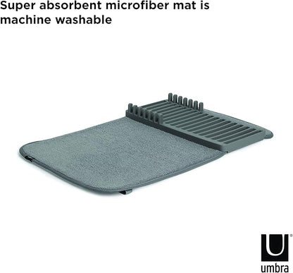 Udry Dish Rack and Microfiber Drying Mat