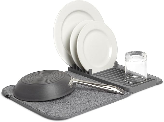 Udry Dish Rack and Microfiber Drying Mat