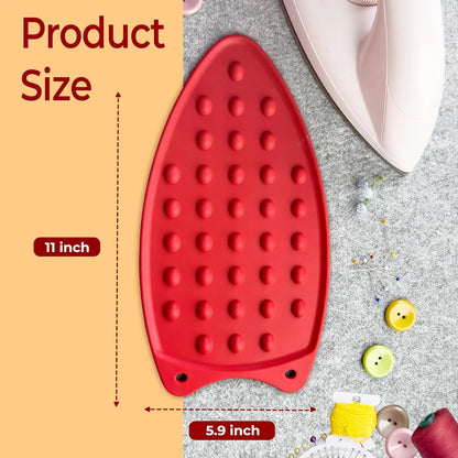 Non-Slip Silicone Iron Rest Pad – Heatproof & Durable