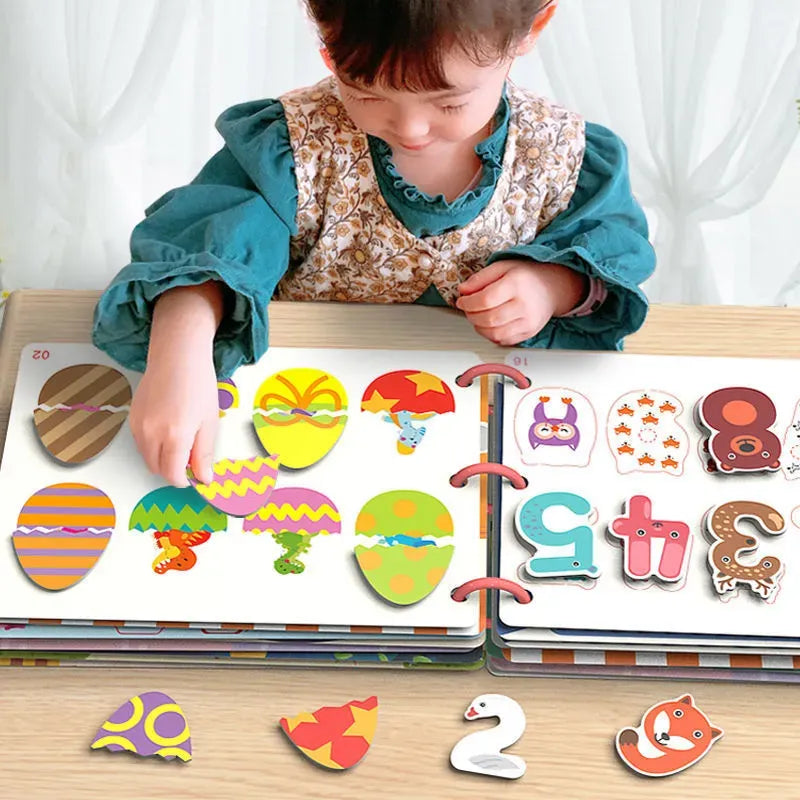 Montessori Learning Book | Early Education Toys for Kids