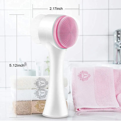 GlowPro 2-in-1 Cleansing Brush (2 Pcs)