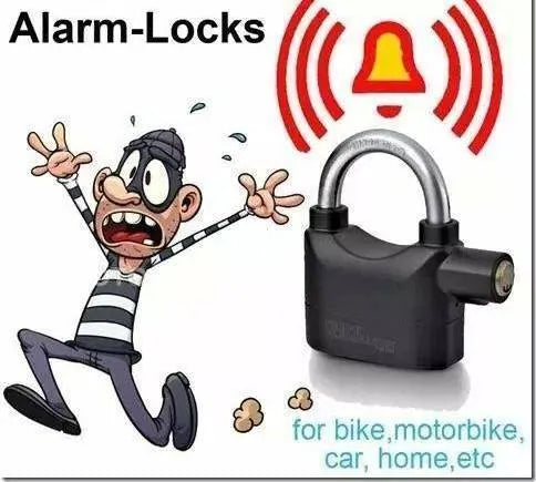 AlarmGuard Anti-Theft Security Padlock with Siren