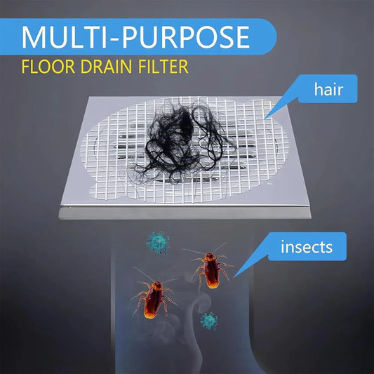 Multi-Purpose Drain Filters for Kitchen & Bathroom (Pack of 10)