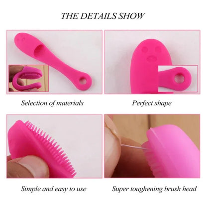 Silicone Facial Finger Brush ( PACK OF 2 )