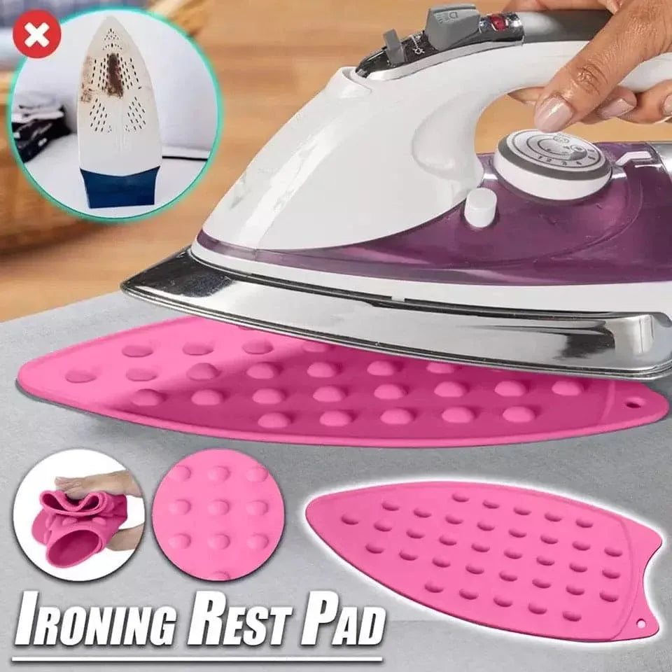 Non-Slip Silicone Iron Rest Pad – Heatproof & Durable