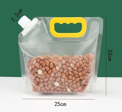 Reusable 3L Transparent Grain and Rice Storage Bags